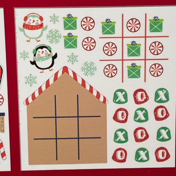 Winter Wonder Lane Christmas Window Car Clings 94 Count Santa Games Peel & Stick - Picture 4 of 6